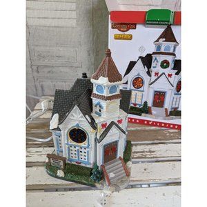 Lemax rosebud chapel Church village Coventry cove